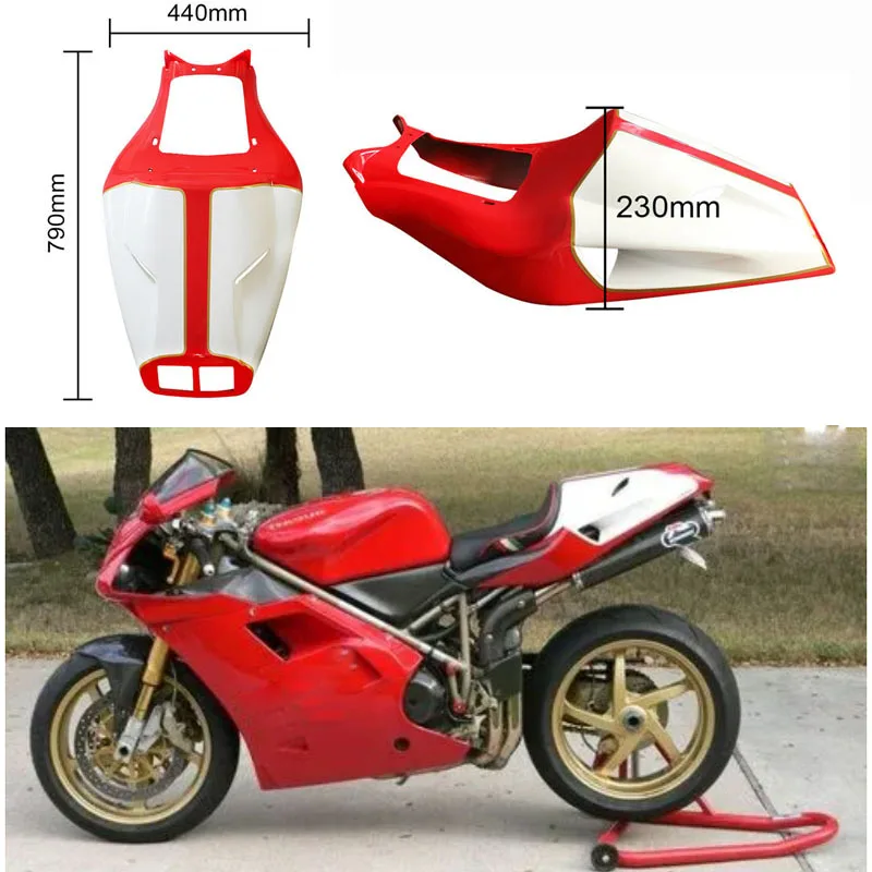 

ABS Rear Tail Section Seat Cowl Fairing Part For Ducati 916 748 996 998 1994 - 2004 only fit for without the Leather seat