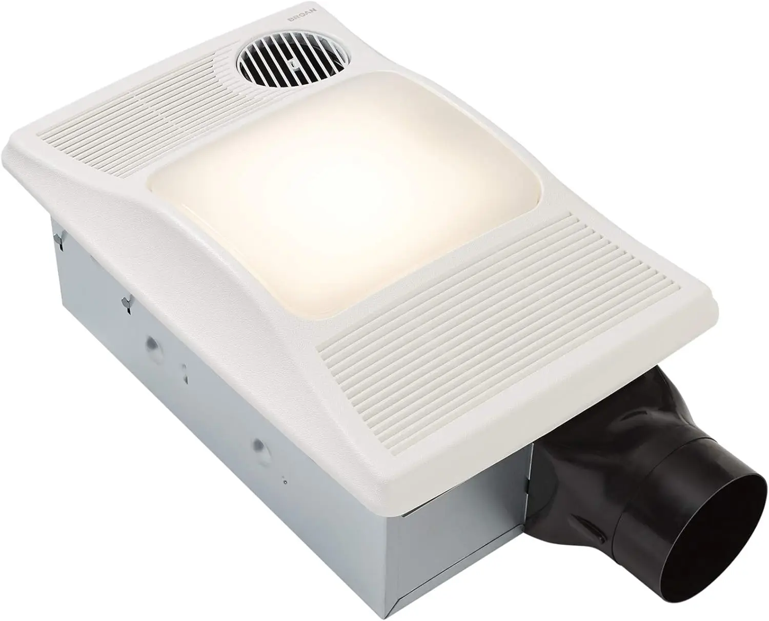 Broan 100Hl Directionally-Adjustable Bath Fan With Heater And Incandescent Light