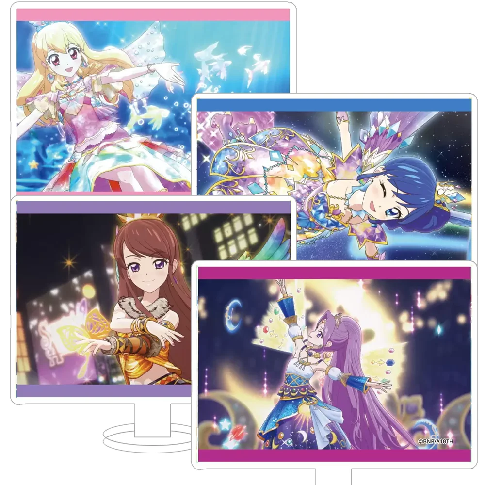 Aikatsu! Ichigo Aoi Ran Yurika Mizuki Kaede Otome Sakura Seira Official HD Acrylic Stand Desktop Decor anime goods Fans Gifts