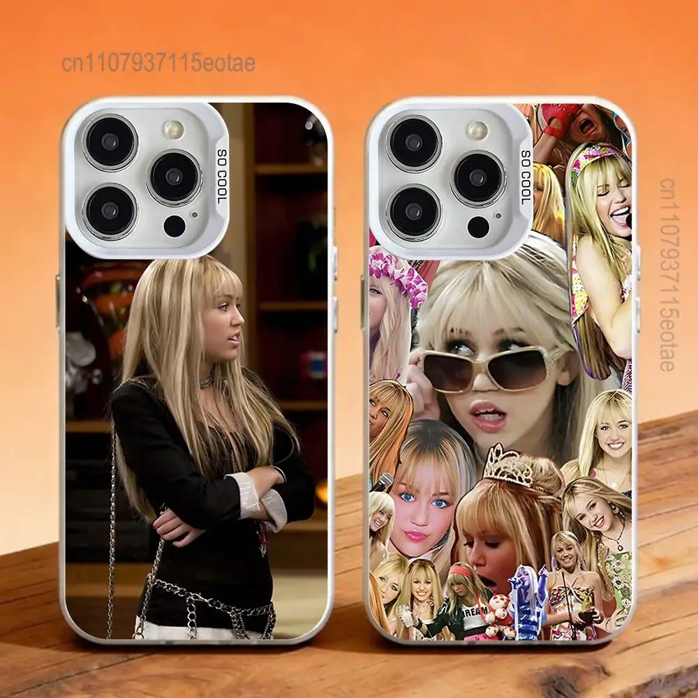 

FUNNY H-HannahS M-Montana Phone Case For iPhone 17,16,15,14,13,12,11,Pro,Max,Plus,SE,Air,Mini Anti Fall White Bumper