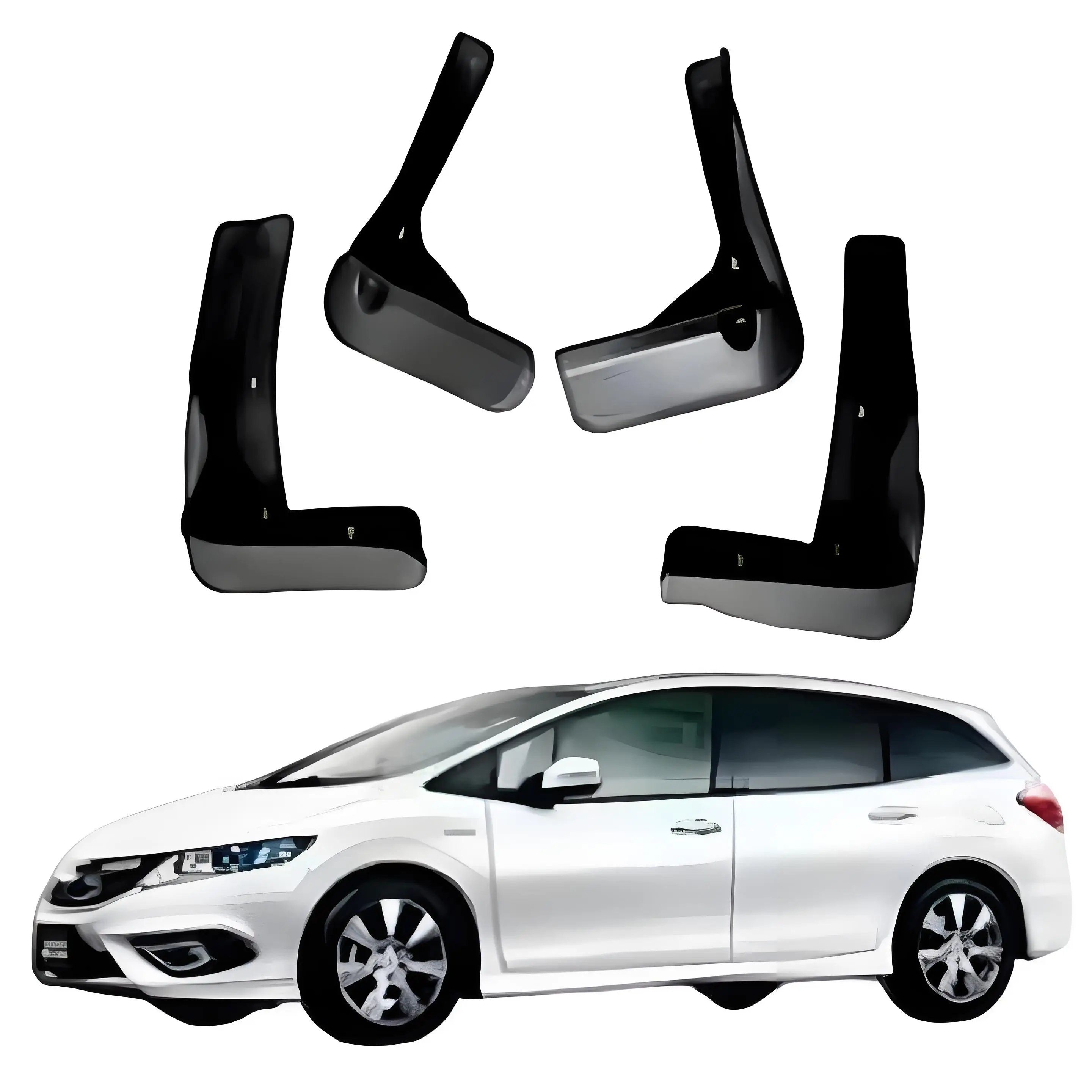 

Modification Car Accessories PP+TPR Car Splash Guards Mud Guard Mud flaps Fender for Honda Jade 2017