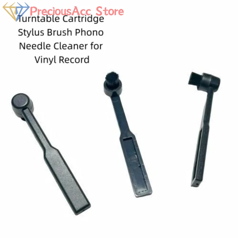 1Pcs Vinyl Record Stylus Brush Anti Static Needle Cleaner for Turntable Phonograph  Dust Removal Maintenance Tool
