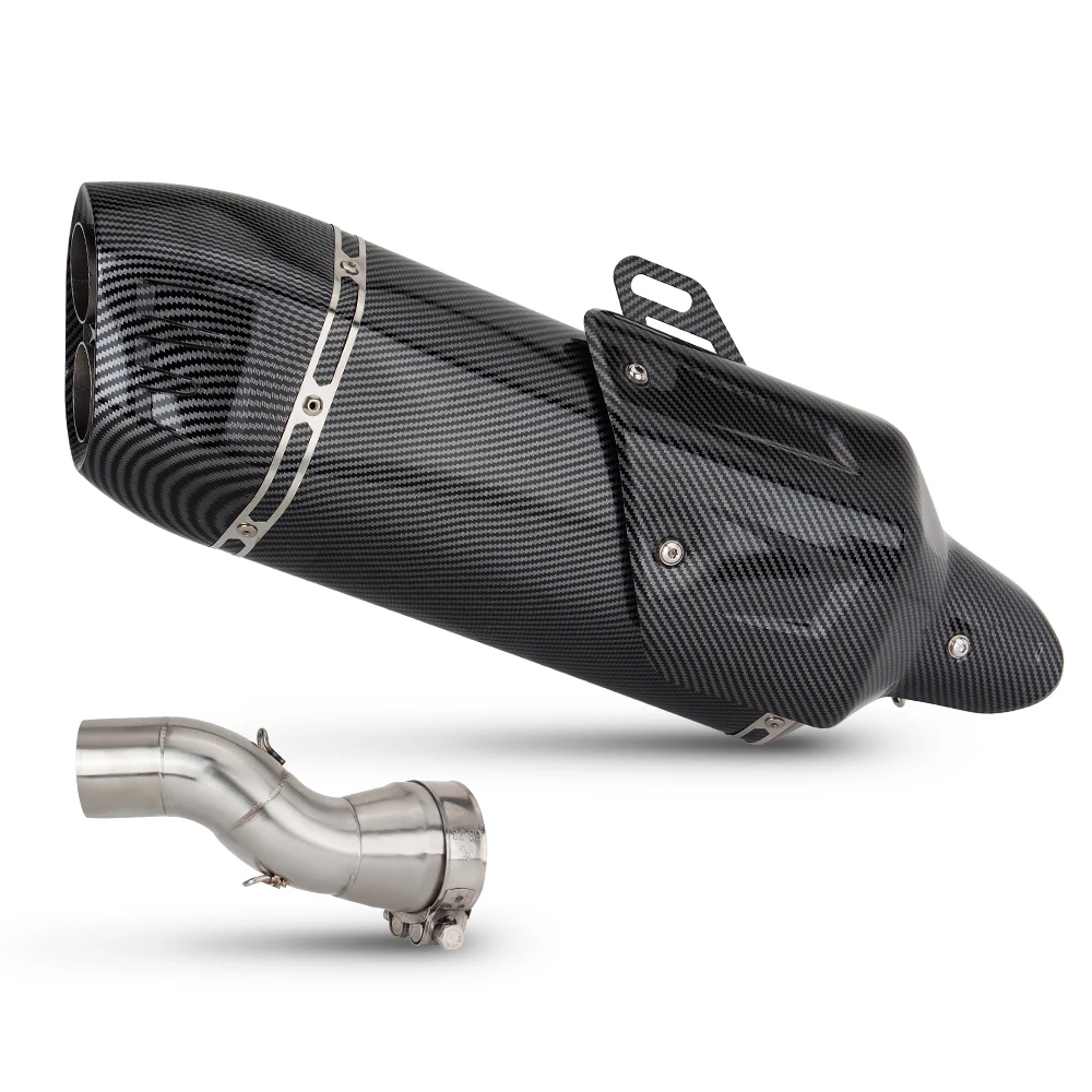 For BMW R1200R R1200RS R1200GS/ADV R1250GS/Adventure 2013-2023 Motorcycle Exhaust Slip on Modify Escape Middle Pipe Muffler