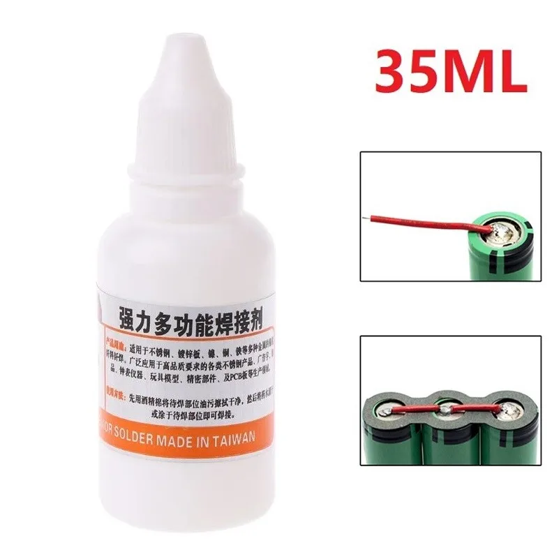 

35ml Stainless Steel Flux Soldering Paste Liquid Welding Solder Tool For Welding Aid Stainless Steel Copper Iron Metal