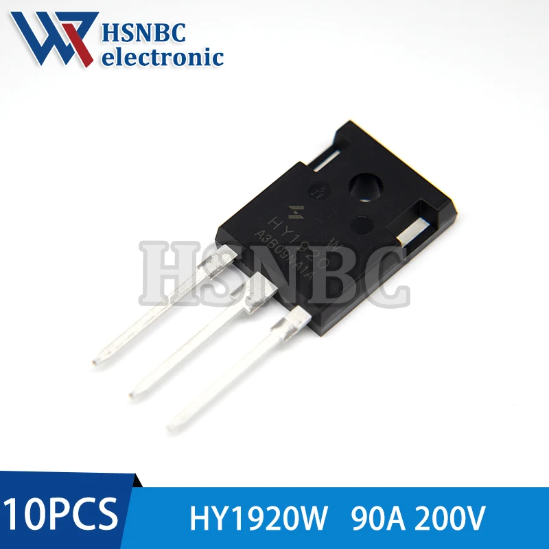 

10Pcs/Lot HY1920W HY1920 TO-247 90A 200V N-Channel Power MOSFET Transistor 100% New Original