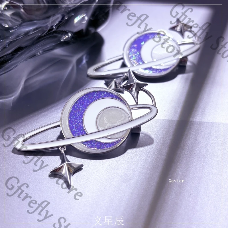 

Badge Love and Deepspace Hanging Brooch Xavier Star Breastpin Decoration Cosplay Clothing Accessories Emblem Gift