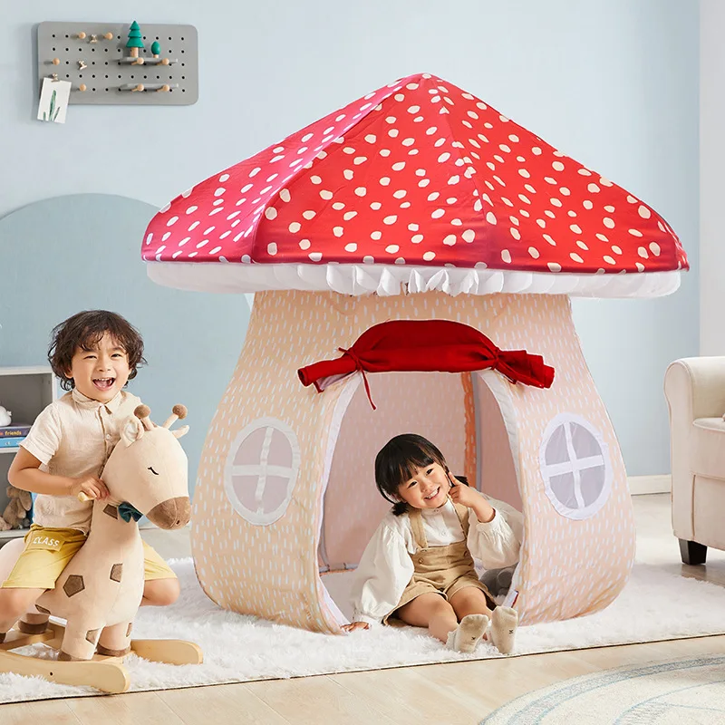 Children's mushroom tent photography props play house toy doll hut home decoration private space game house