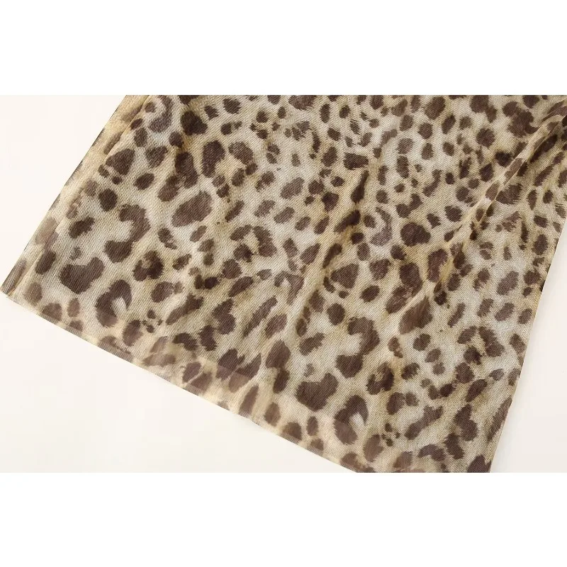 レディースツーピースセットサマースーツ2025レオパード柄少女風誕生日衣装スーツ新作フルナンバーホリデー