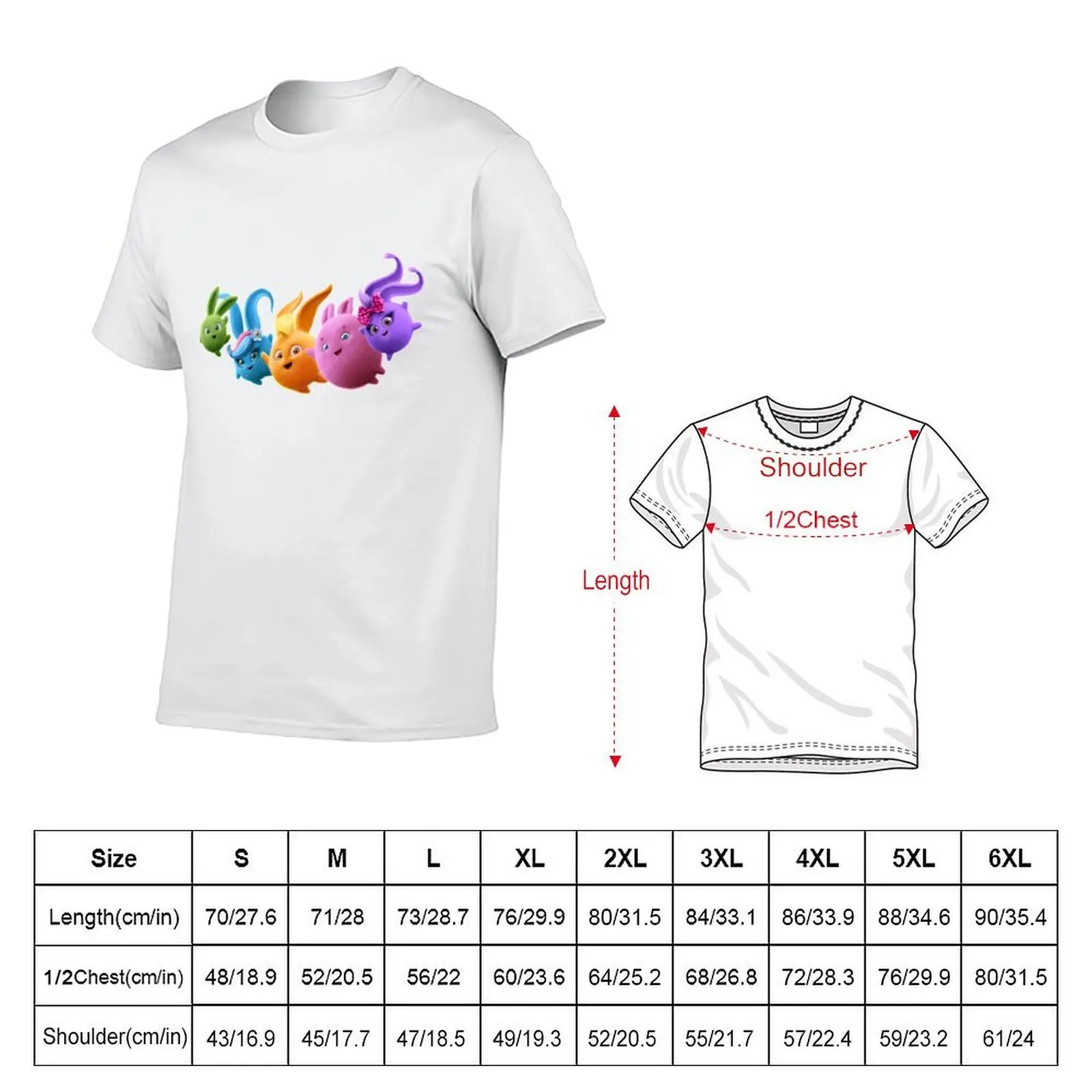 Sunny Bunnies - All Hold Paws! T-Shirt t shirts for man graphic tees graphic t shirts for man essential t shirt T-shirt