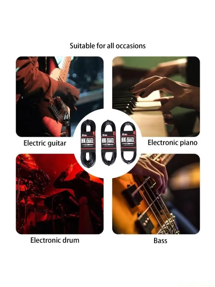 M5TC Music Cable Electric Guitar Cable Professional Guitar Cord Long Cable for Guitar