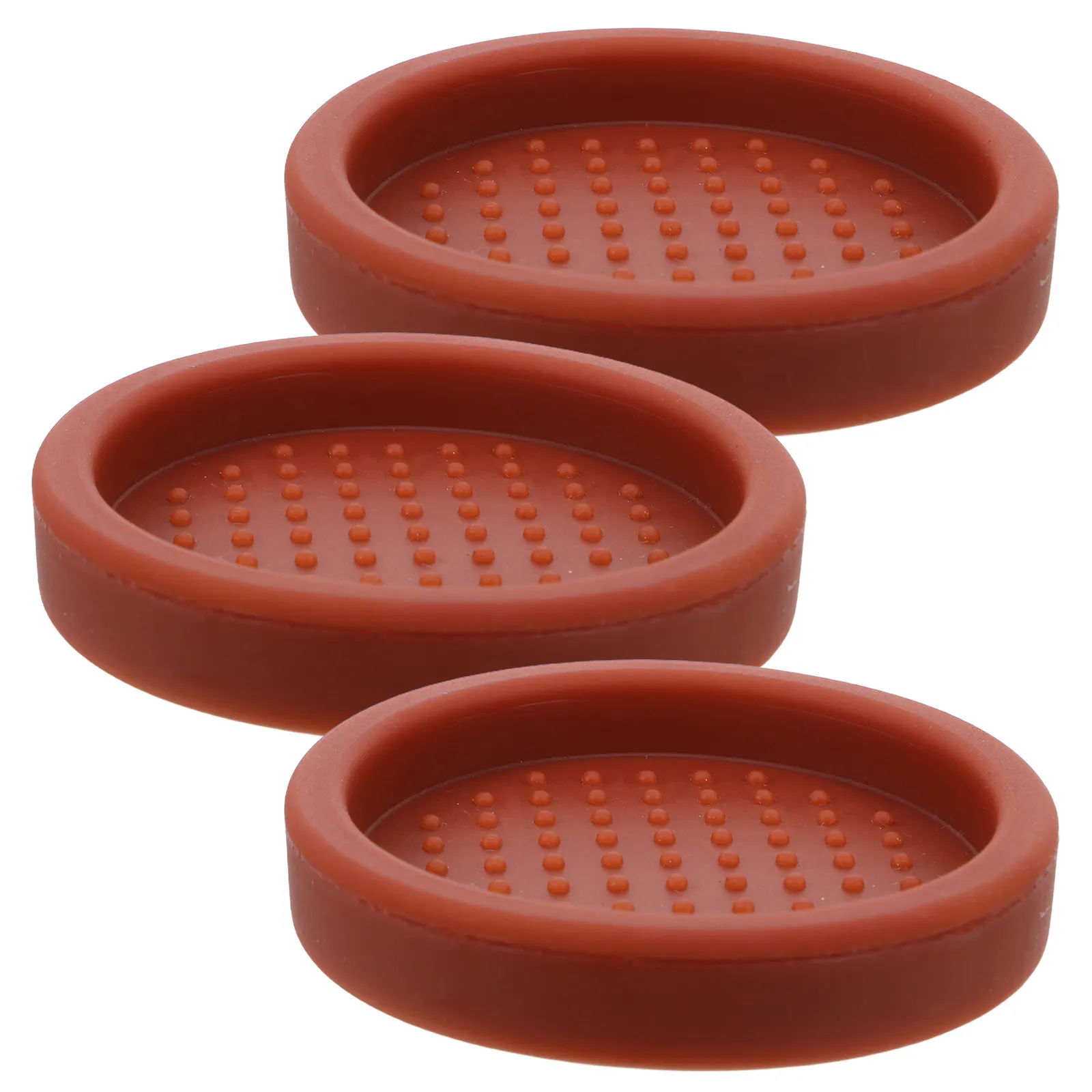 

3Pcs Round Coffee Tamping Mat Silicone Non-Slip Espresso Tamper Pad Reusable Coffee Ground Silicone Mat for Home Cafe