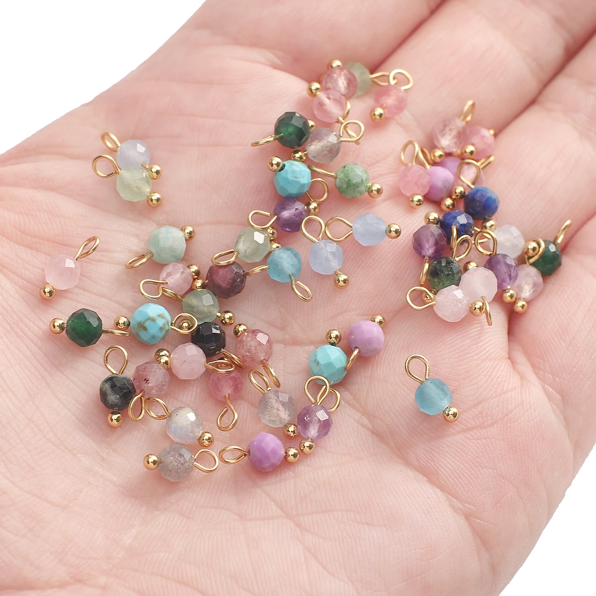 10 stuks 4mm gefacetteerde nat - Jewelry Making Gemstones recensie en prijs