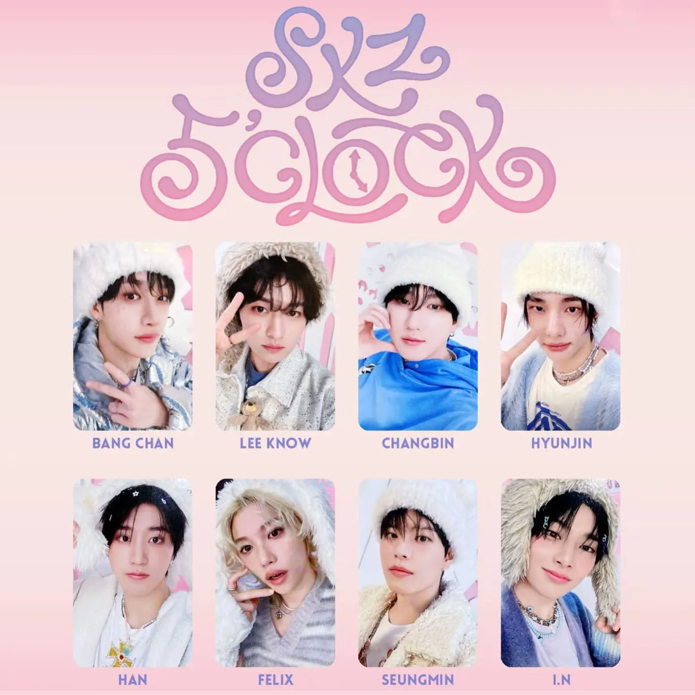 

StrayKids 5TH FANMEETING членство подарок маленькая открытка коллекция открыток Carter классические аксессуары для карточек