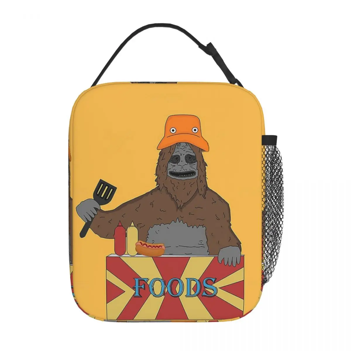 Big Lez Show Cooking Hotdog Foods Sandwich Truck Insulated Lunch Bag for Women Kids Portable Food Boxes Thermal Lunch Box Tote
