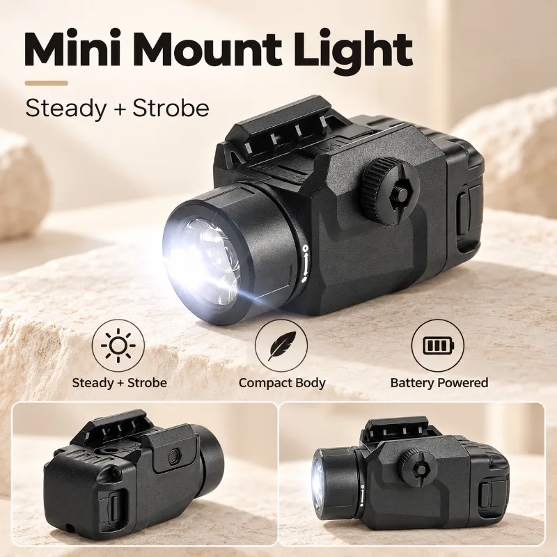 Scene Layout Mini Mounted Light, Dual Light Modes, Rail Compatible Night Lighting Decoration