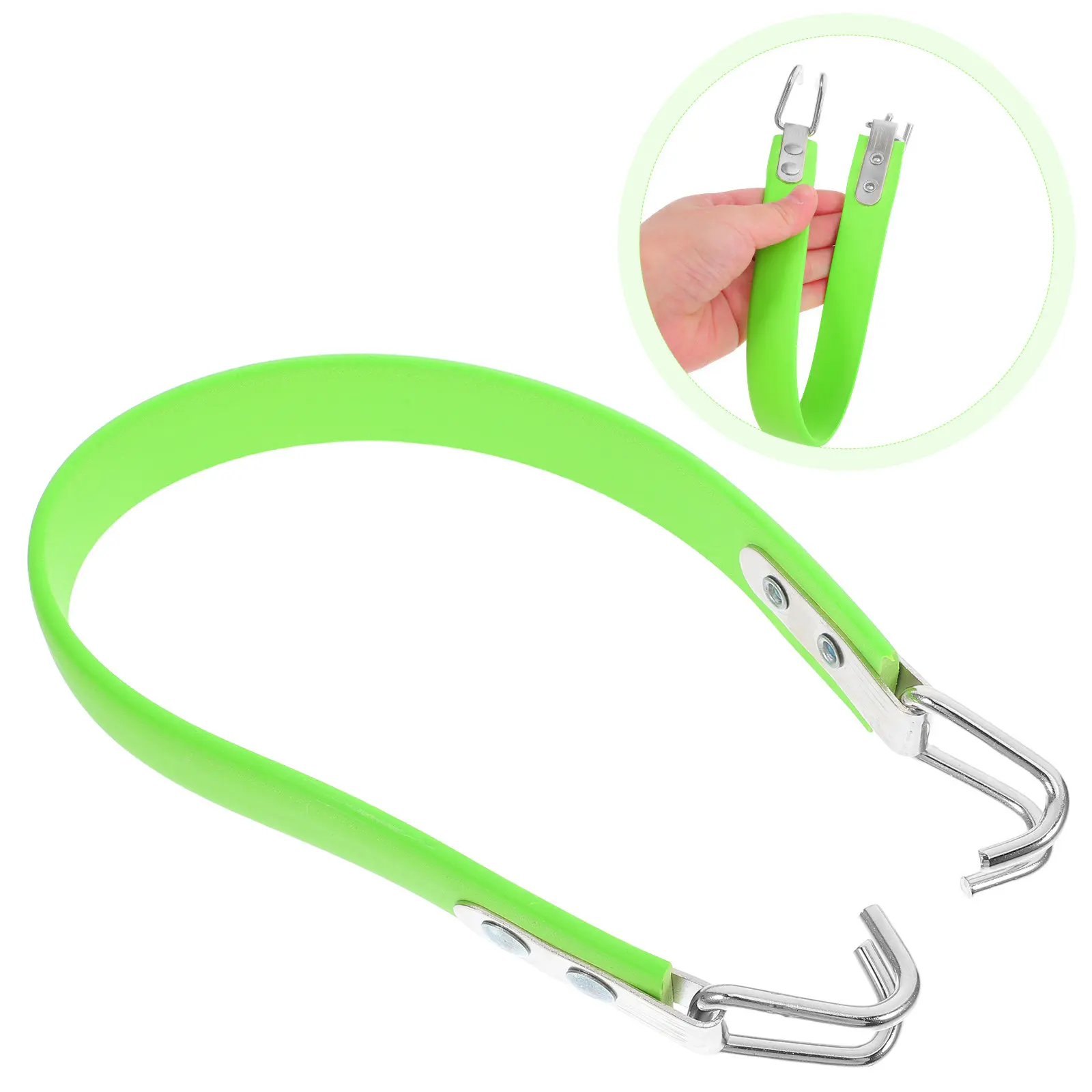 

Профессиональный ремень для подъема автомобиля, сверхпрочный, из резины и железа, для легкой и безопасной транспортировки, универсальный инструмент для установки