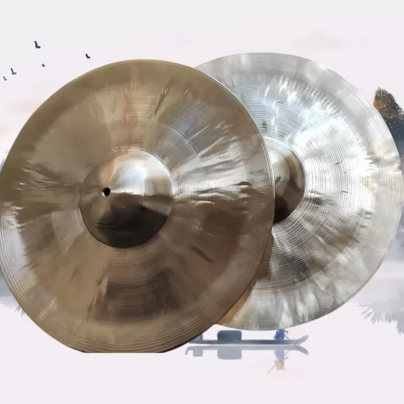 Handmade Chinese Lion Dance Copper Cymbal Professional Percussion Instrument High End Performance Prop With Authentic Sound