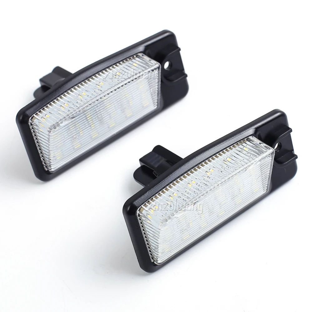 1 paio di auto LED targa luci numero targa lampada per Nissan X-Trail T32 Maxima Rogue NV1500 NV2500 NV3500 Murano Altima