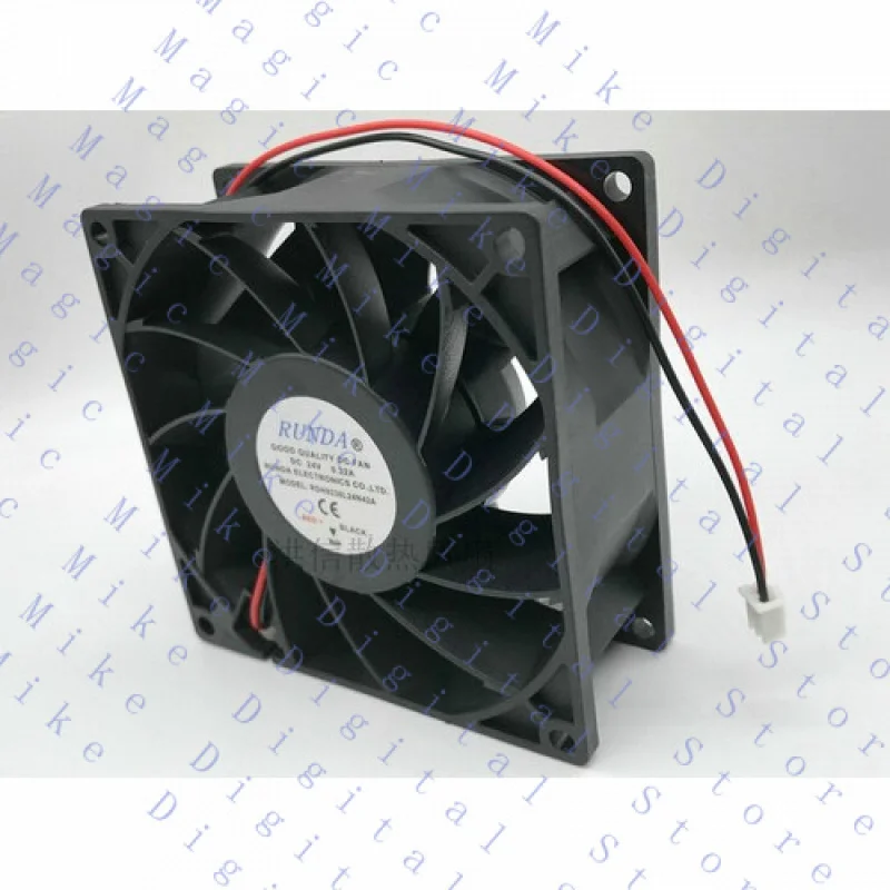 UU 1 Uds ventilador 0.32A 9238 9CM ventilador de refrigeración de 2 pines RDH9238L24N42A DC24V