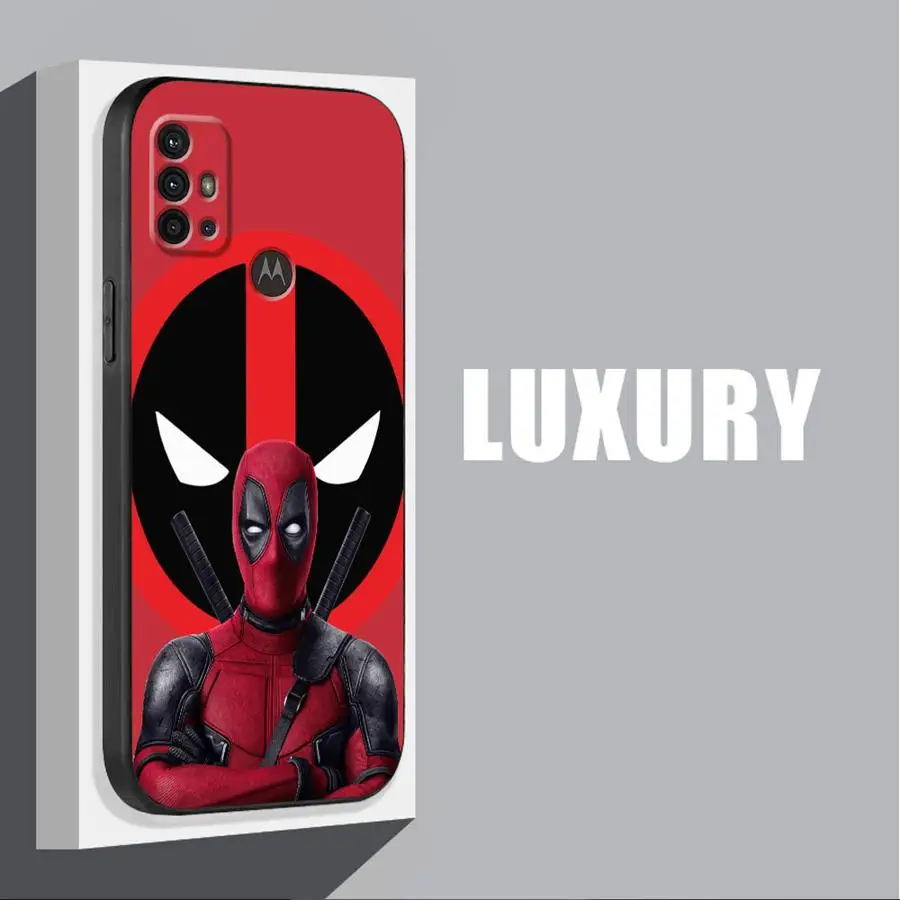 Marvel Deadpool Case for Motorola Moto G9 Plus Play Power G200 Edge 20 Pro Lite 30 Pro 30 Neo 40 Pro One Fusion Plus TPU Soft