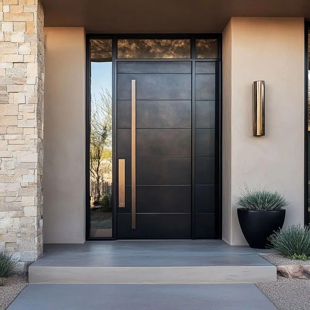 Sixinalu Gate Main Entrance Doors Exterior Pivot Entry Door Front Casement Interior Door Panel Aluminum Home Decor Customize