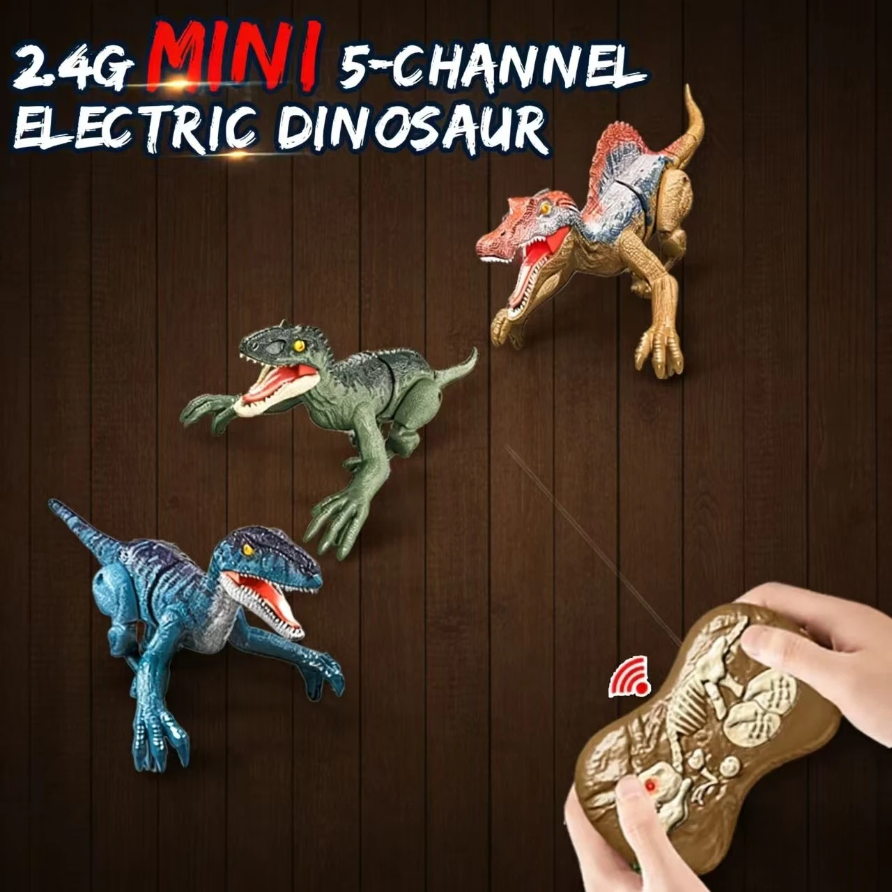 

Мини-звуковой робот-динозавр, 2,4 ГГц, дистанционное управление, прогулочная ревущая игрушка, отличный подарок на день рождения, Рождество для детей