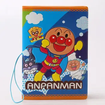 귀여운 Anpanman Baikinman 만화 여권 보호 커버, 방수 여행 귀여운 장식, 창의적인 주변 축제 선물  Best5