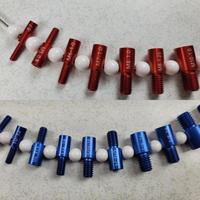 Metric Royal Nut Bolt Thread Gauges 26PCS Strong Aluminum Size Checker