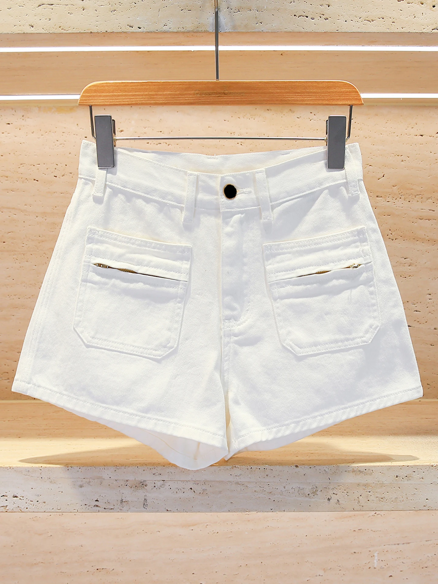 

Широкие джинсовые орты с высокой талией, повседневные универсальные широкие джинсы с высокой талией для женщин, осеннее новое поступление