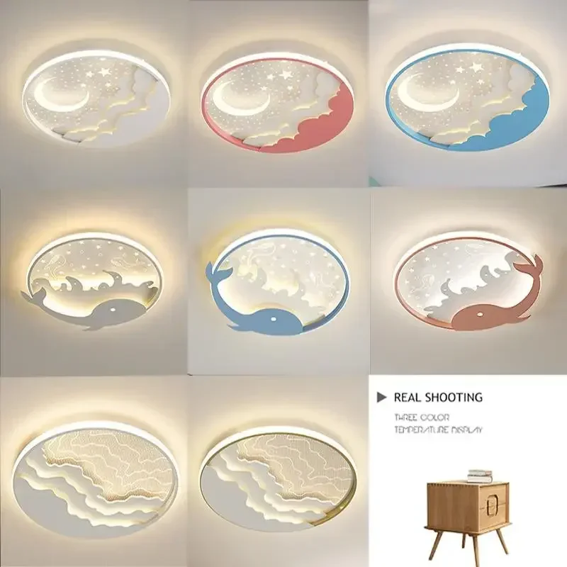 Lámpara de Techo LED moderna Para niños, farol Para dormitorio infantil, Lustres Para cuarto de niños, iluminación Para decoración del hogar