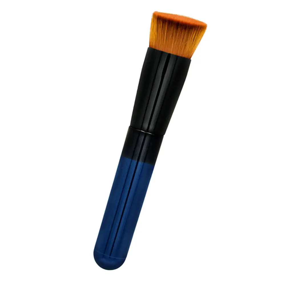 Premium Synthetic Hair Angled Flat Foundation Brush High Density Soft Silkier No Shedding for Liquid Cream Blending Buffing