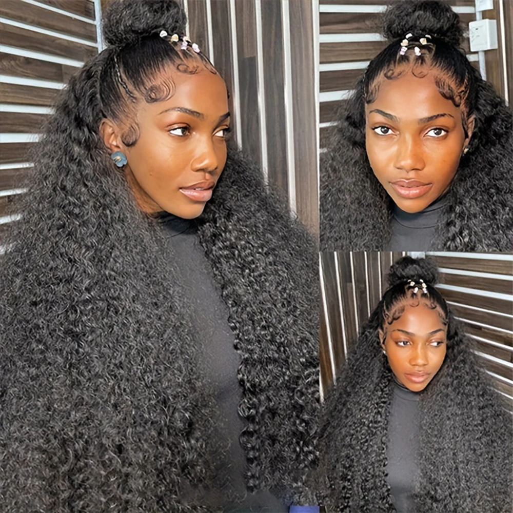 Парики с глубокими волнами, человеческие волосы, плотность 250, 13x6 Hd, фронтальная часть кружева, предварительно выщипанные, глубокие вьющиеся, бесклеевые, 5x5 Hd, парик с закрытием шнурка