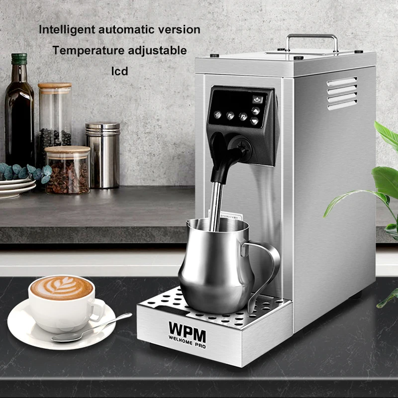 Steam Milk Foaming Machine Commercial Automatic Coffee Frother Milk Steamer Cappuccino Latte Coffee Maker