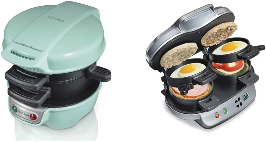 

Breakfast Sandwich Makers with Egg Cookers (25482 and 25490A)