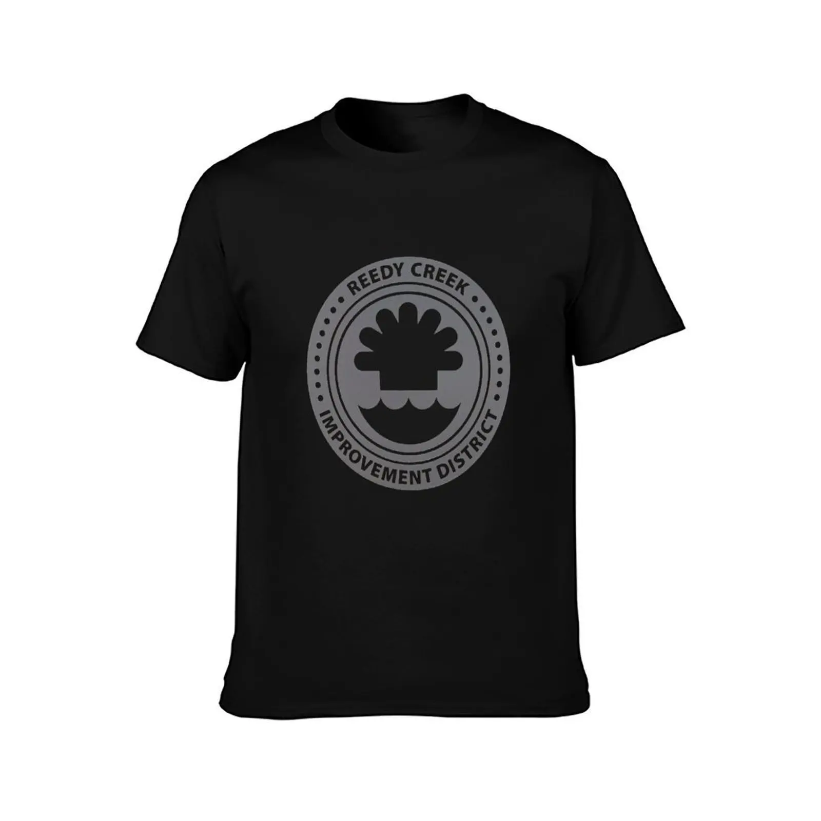 Reedy Creek Improvement District T-Shirt, Summer Casual Cotton Tee, Oversized Streetwear Tops, Vintage Graphic Print
