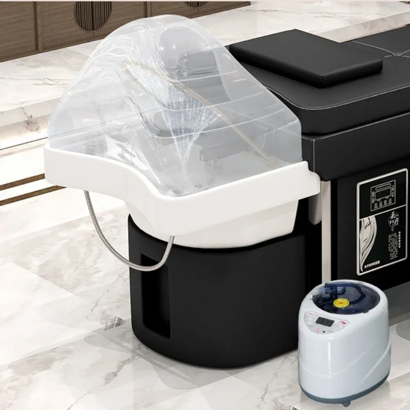 Thai Smart Water Cycle Estetica Barbiere Sedia da lavaggio Cosmetico Testa per capelli giapponese Spa Salone di bellezza Terapia dell'acqua Poltrona reclinabile Cadeira