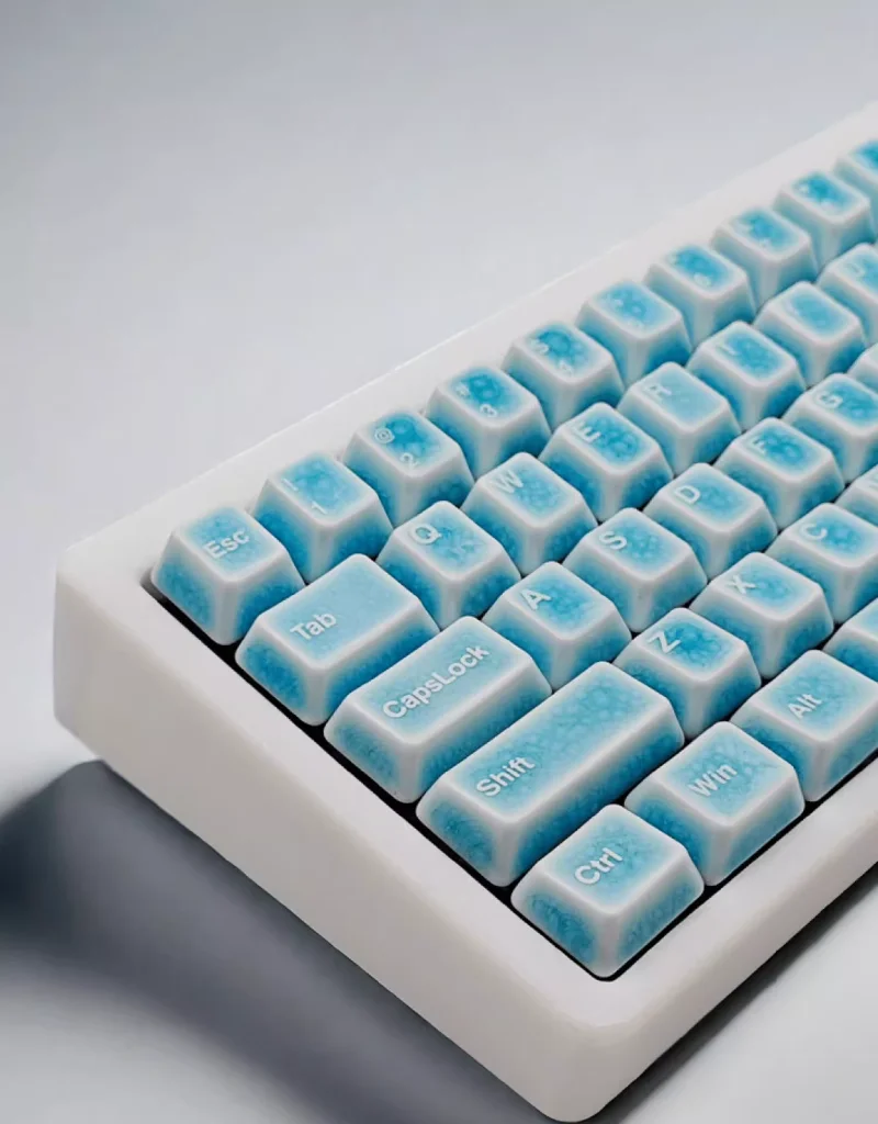 Bear MS63 mechanical keyboard mahjong tone three-mode RGB lamp customized gift