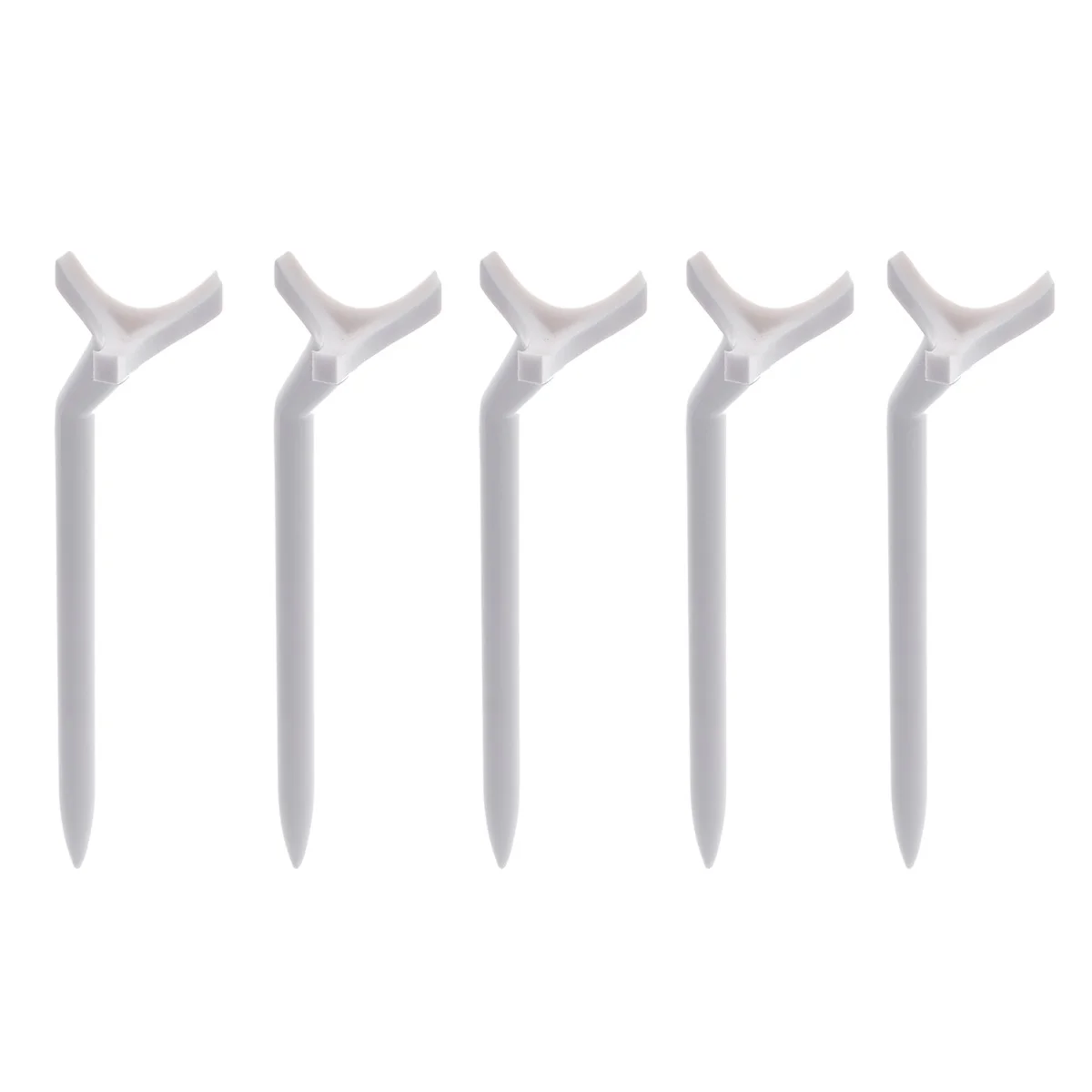 

15 Golf Tees Reusable Eco Friendly Compact Lightweight PP Plastic Tools for Practice Golf Equipment Training Aid