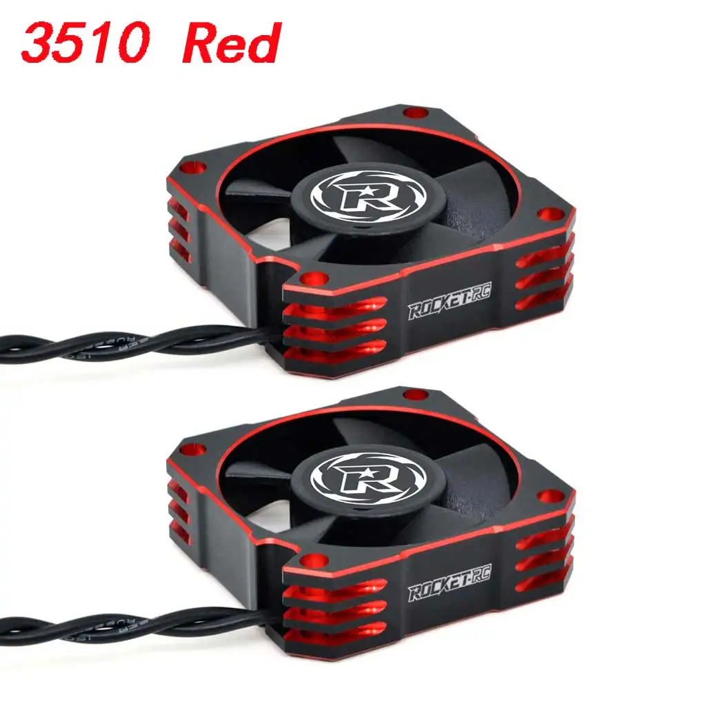 2PCS Rocket RC 25mm 30mm 35mm 40mm 50mm Warmteafvoer Koelventilator Grafiet Fan Cover voor Borstelloze Motor ESC RC Auto Deel - afbeelding 1
