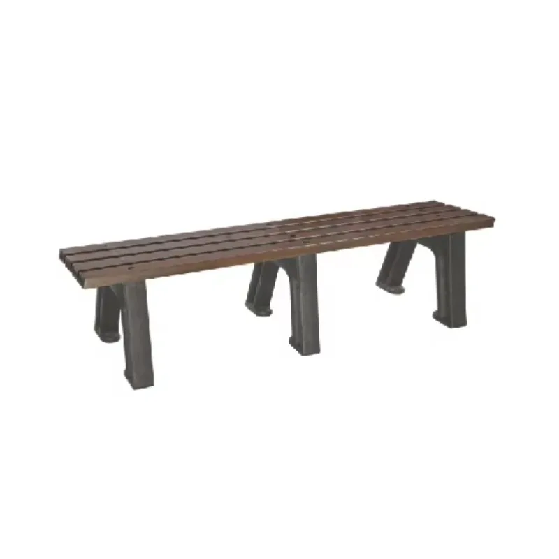 Manufacturers Sell 4/5/6 Foot Park Bench, Backless Park Bench, Plastic Wood Outdoor Bench For Golf Clubhouse Driving Range