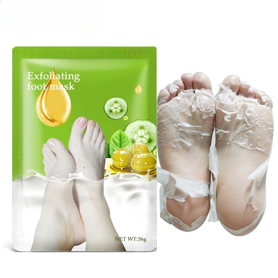 Dead Skin Remover Foot Peel Mask Olive Avocado Lavender Rose Peach Flavor Exfoliator Callus Removal Foot Care Treatment