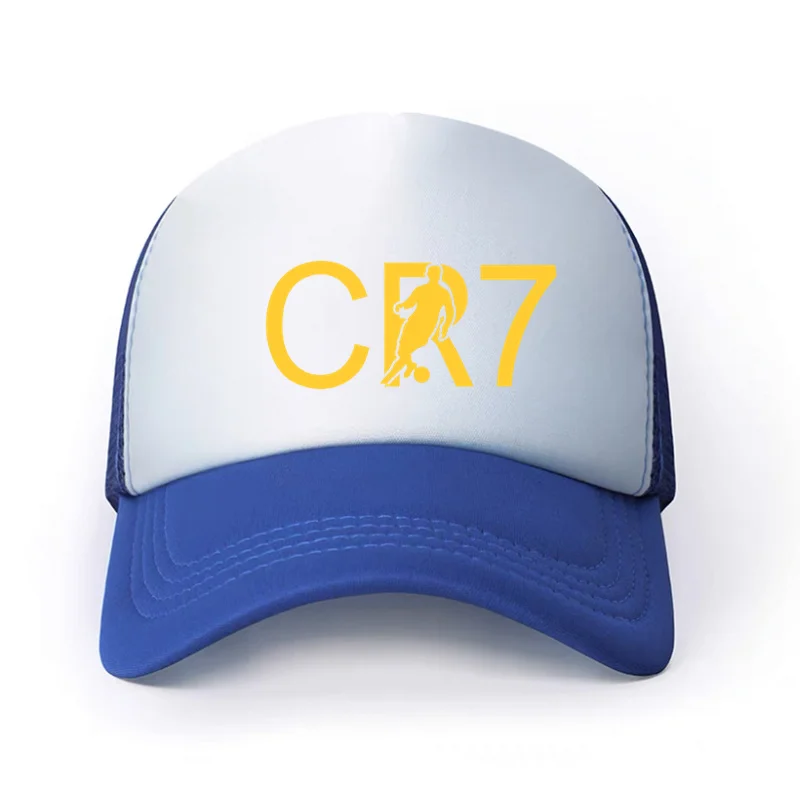 Children\'s Hat 6-15 Y Teen CR7 Printed Boys Girls Travel Party Sun Hat Sports Baseball Hat 58CM Beautiful Girl Charm Casual Hat