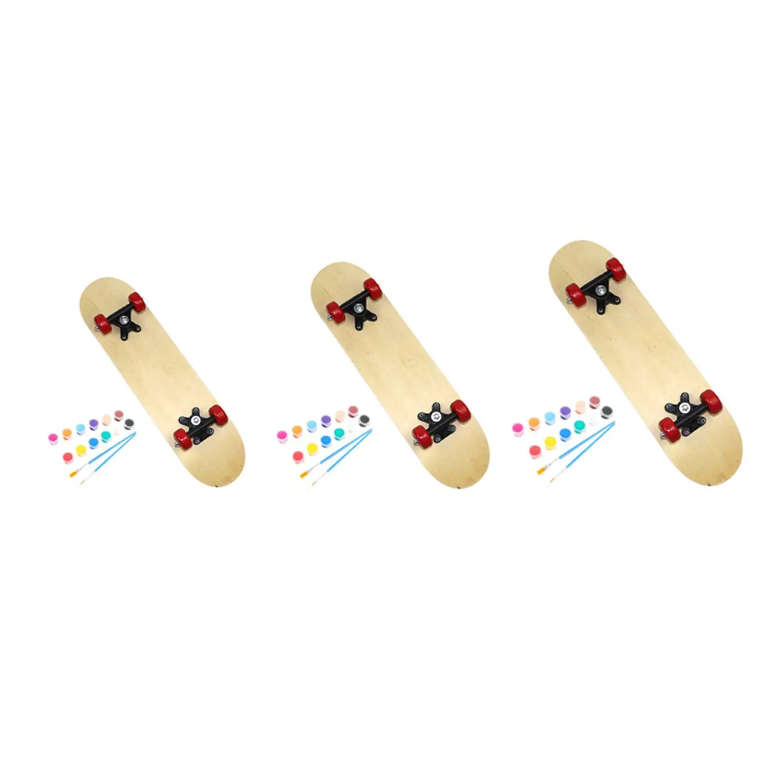 Children's Customizable Skateboard, DIY Wooden Deck for Young Riders