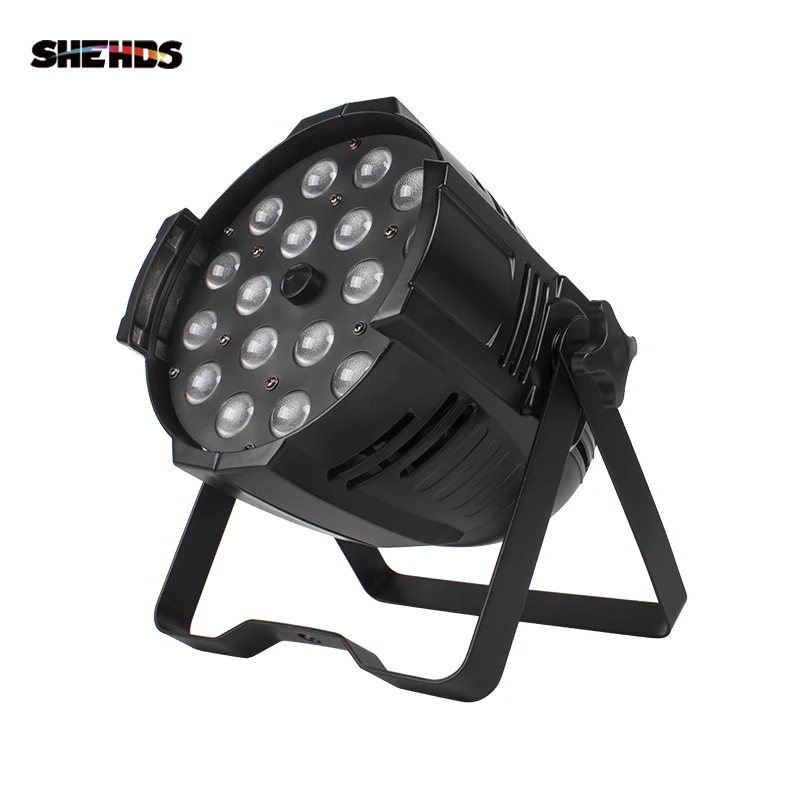 SHEHDS 2/4PCS LED Zoom 18x18W RGBWAUV 6in1 Par Light With DMX512 For DJ Disco Restaurant Theater Stage Lighting