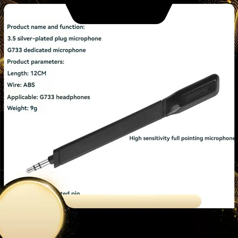 

Беспроводные наушники, микрофон 3,5 мм для гарнитуры G733, сменный микрофон для гарнитуры с шумоподавлением