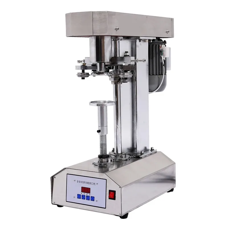 Automatic TDFJ-160  Sealing Machine Tinplate   Plastic Can Paper Food Electric Gland Canned