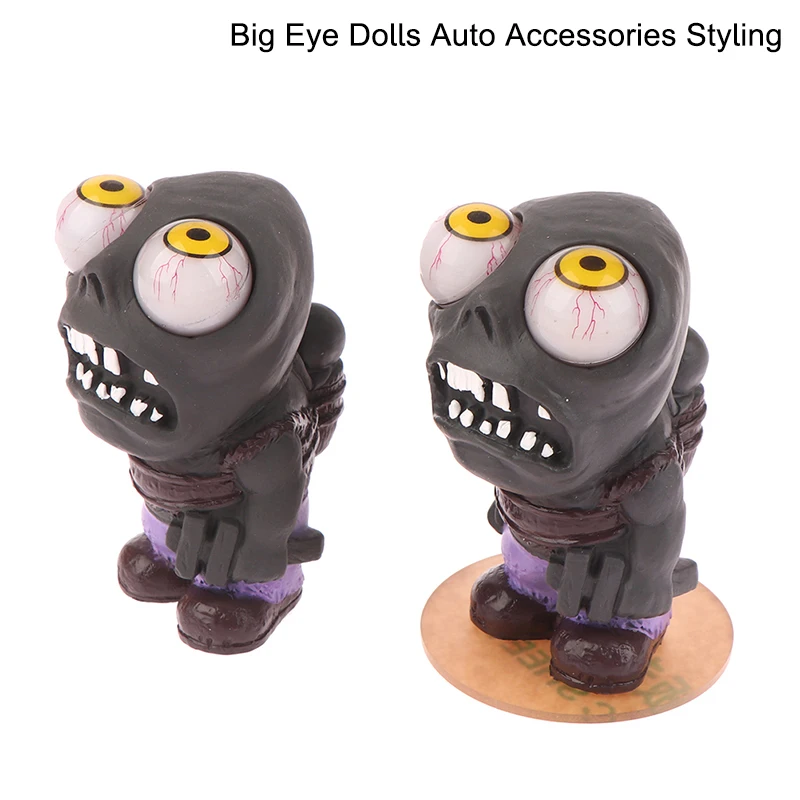 

Car Turbo Explosive Eye Doll Car Boost Eye Zombie Toys To Decompress Ornaments Big Eye Dolls Auto Accessories Styling