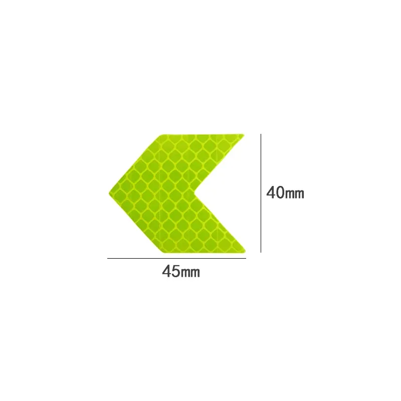 10/20/40/50Pcs Car Helmet Safety Reflective Stickers High Visibility Waterproof Luminous Warning Reflector Strip Tape For Night