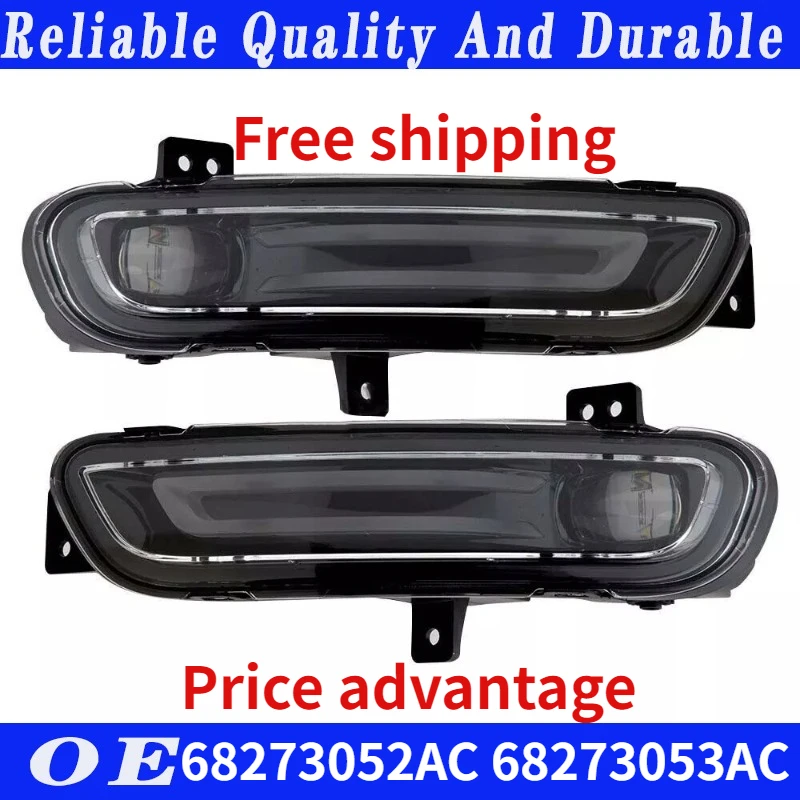 

For Jeep Grand Cherokee 17 -21 Left or right Car LED Daytime Running Light Foglight Foglamp DRL Headlights 68273052AC 68273053AC