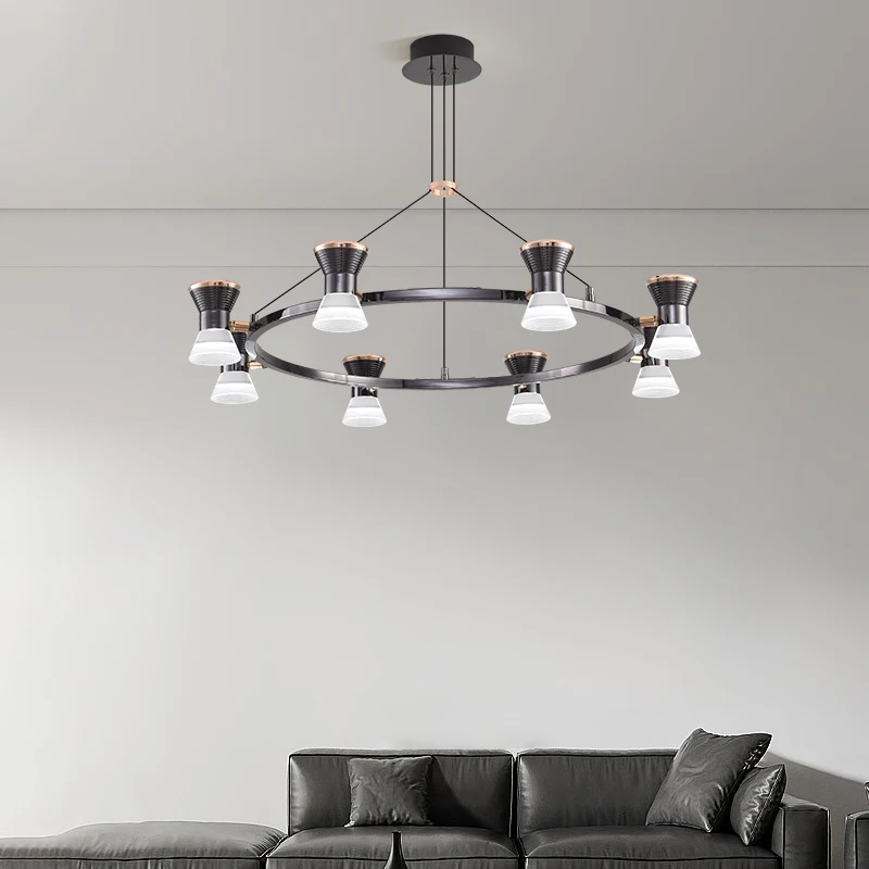 

Designer 2025 new room bedroom chandelier high-end large